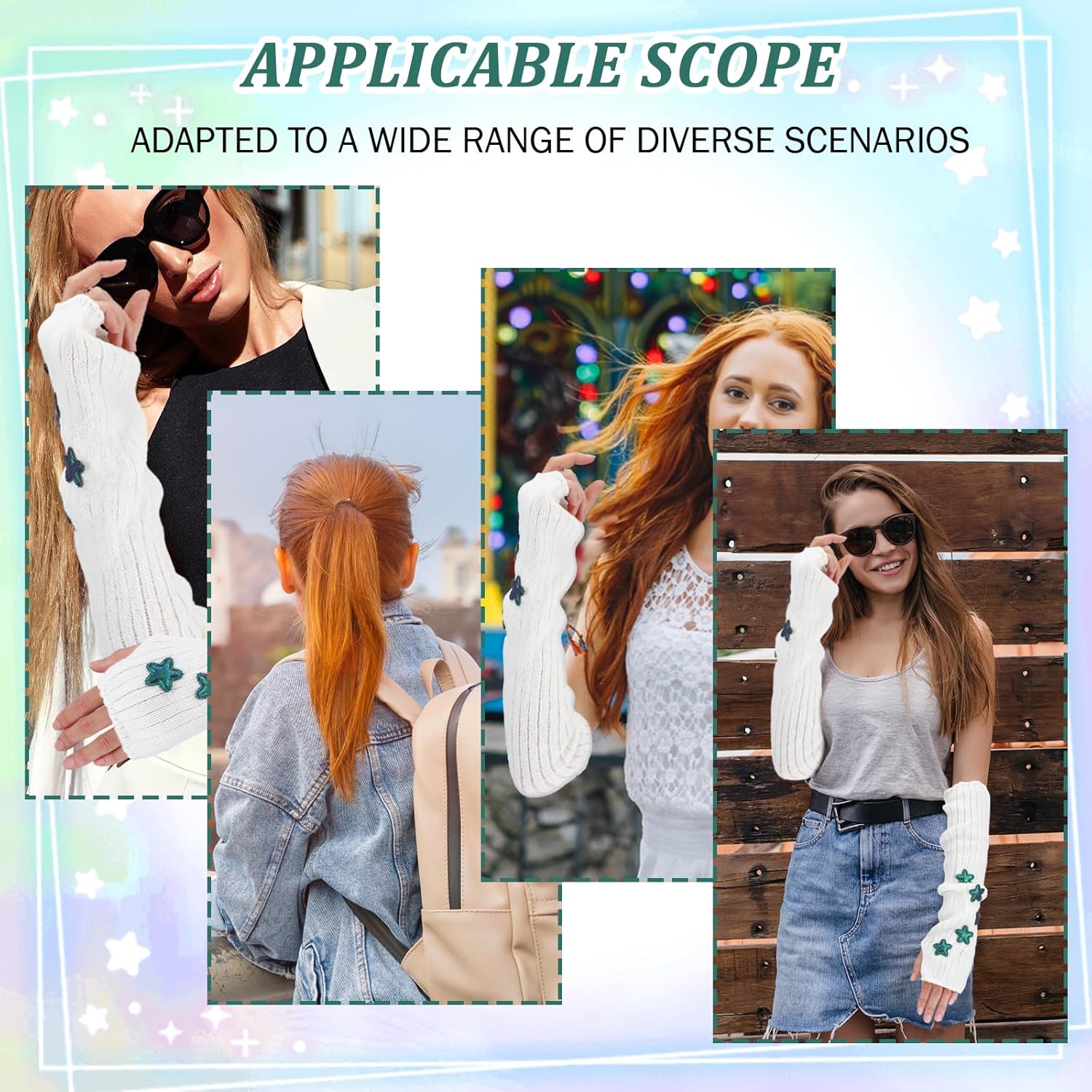 Cozy Knit Arm Warmers for Women