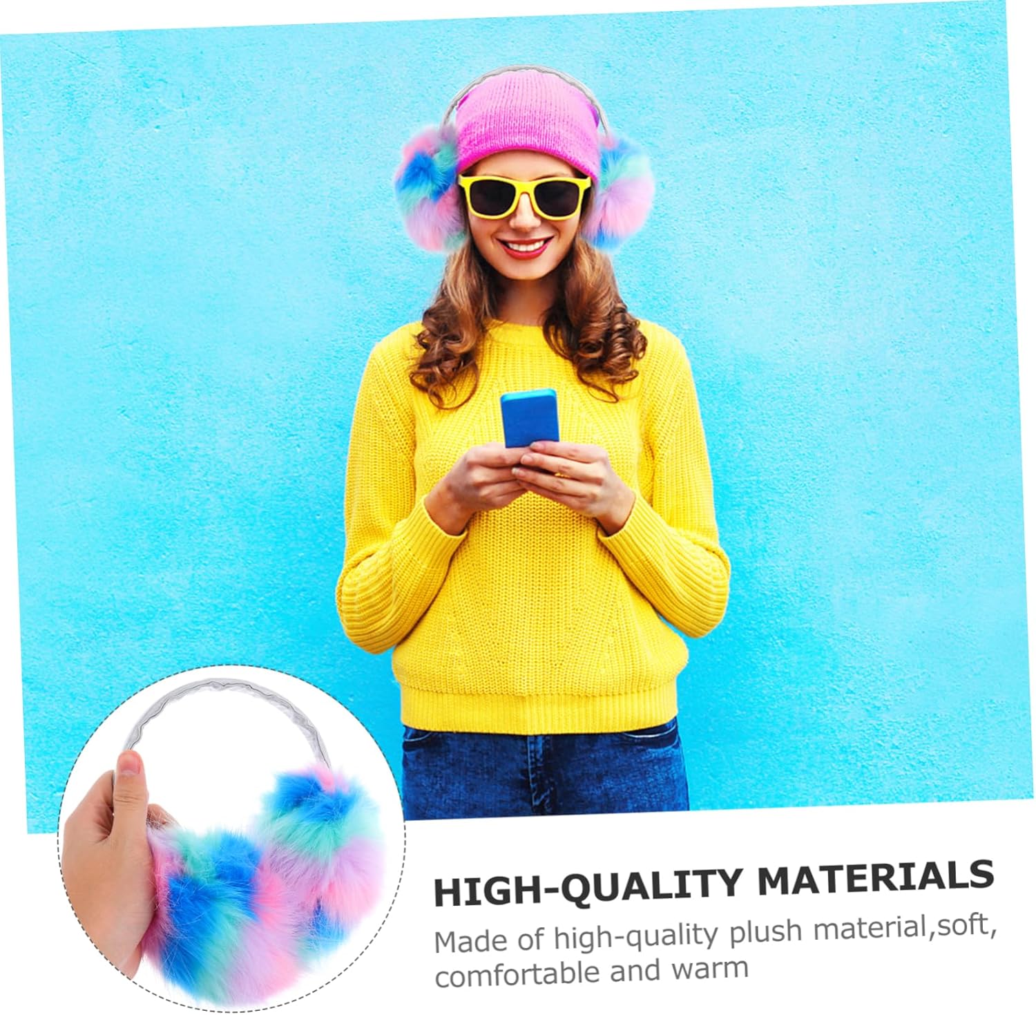 BESPORTBLE Fluffy Earmuffs for Winter Comfort
