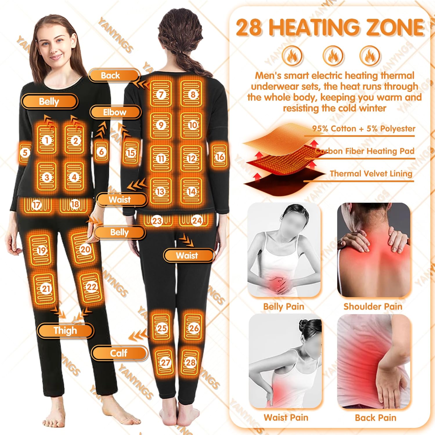 Warm Complete Heating Set for Women