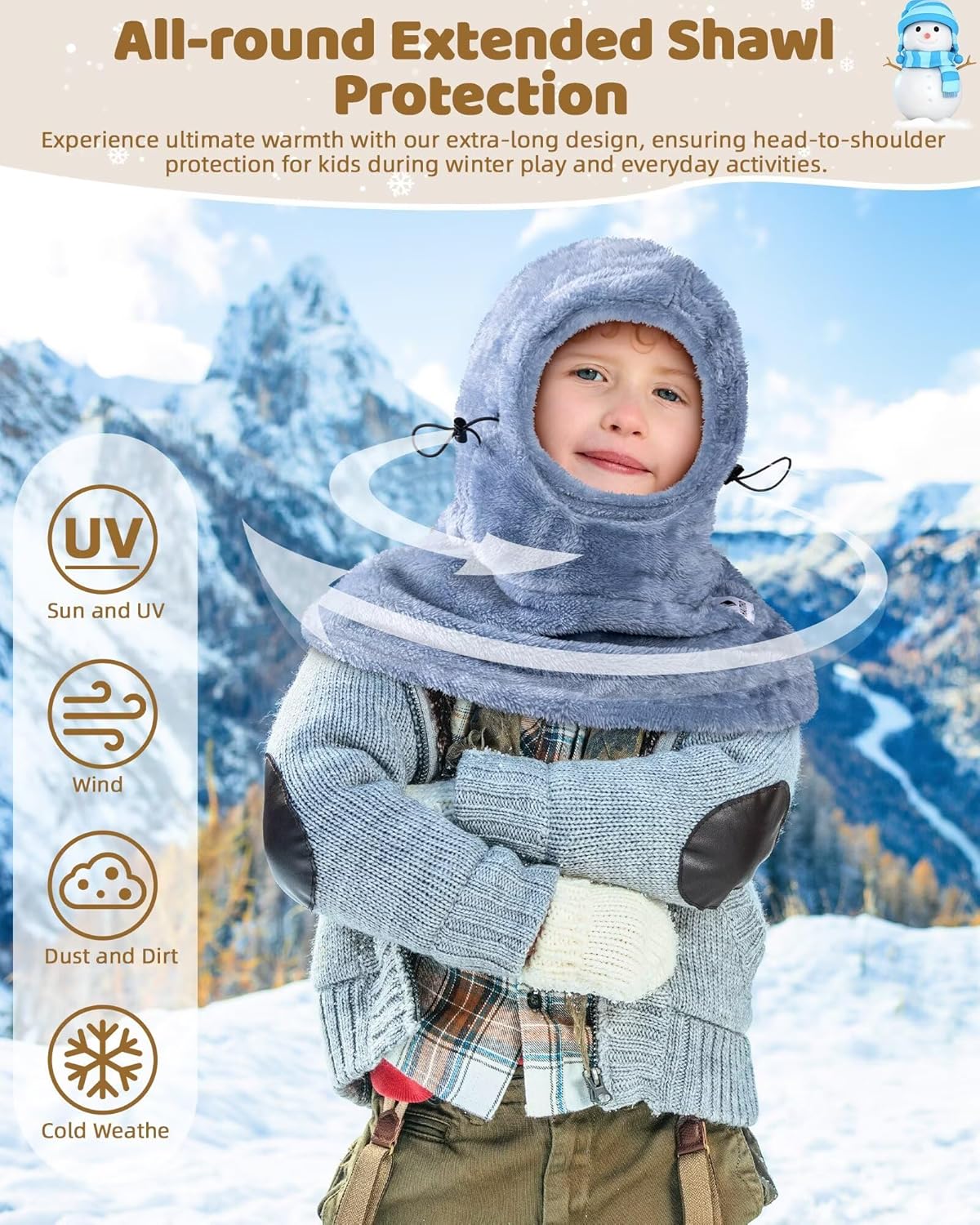 Warm and Comfy Ski Mask for Kids