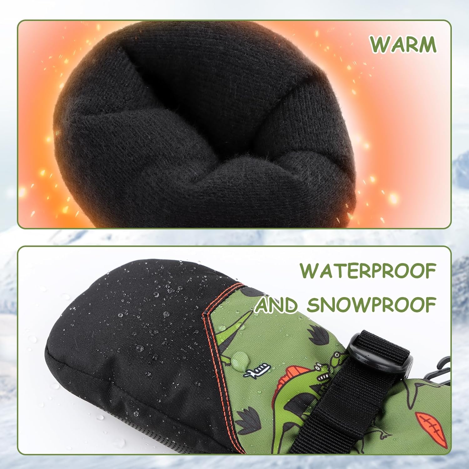 Waterproof Winter Gloves for Kids Stay Warm and Dry in the Snow