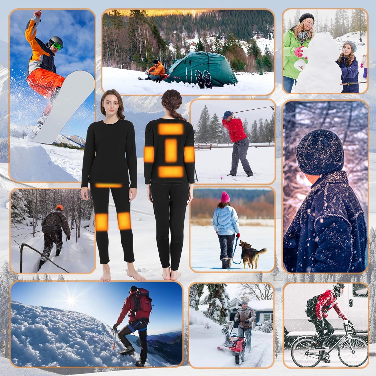 Startling Thermal Underwear Set
