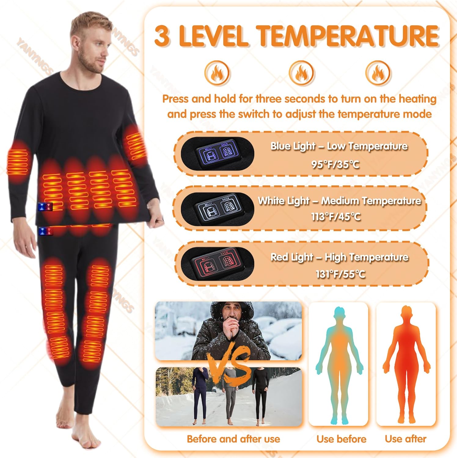 Yanyngs Electric Thermal Belr heating set