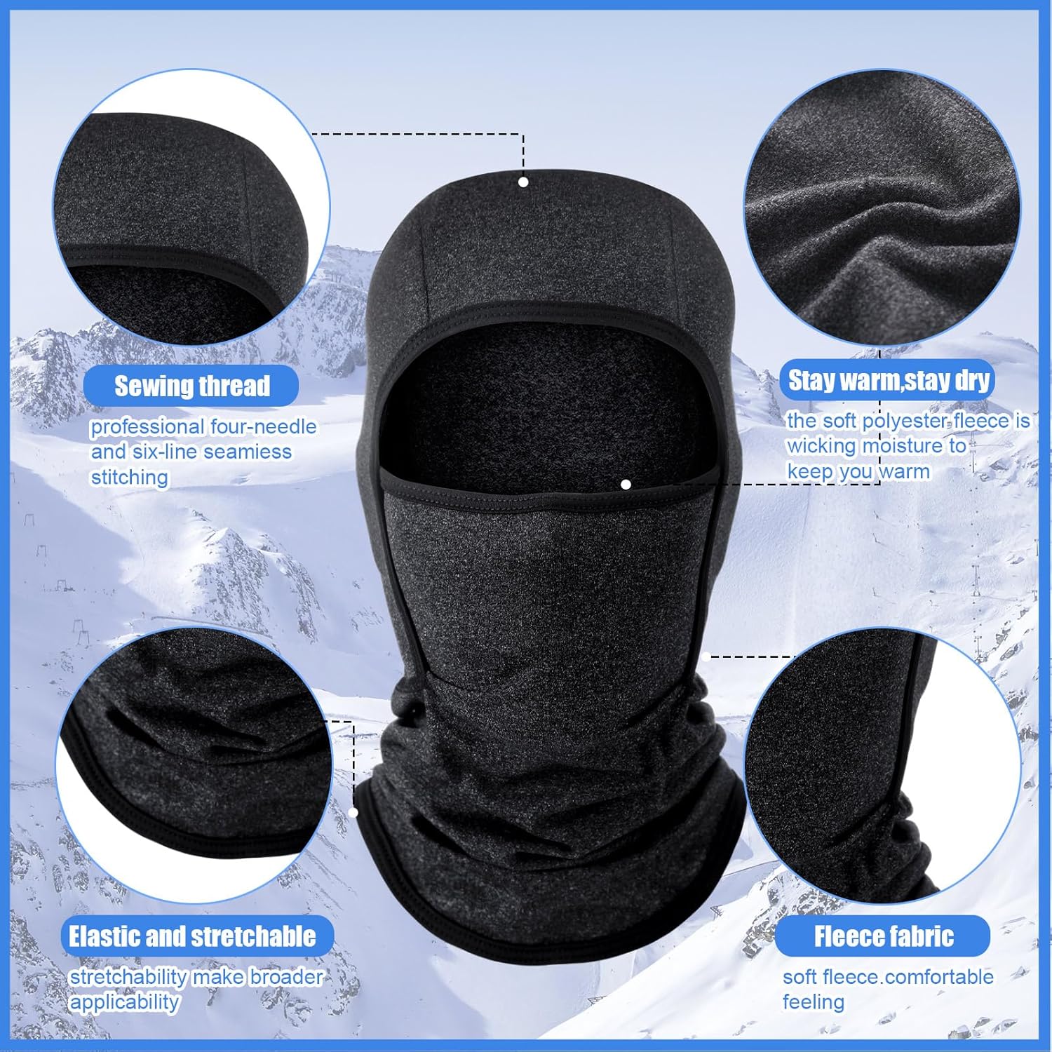 Syhood Kids Balaclava Face Mask Winter Ski Mask for Kids