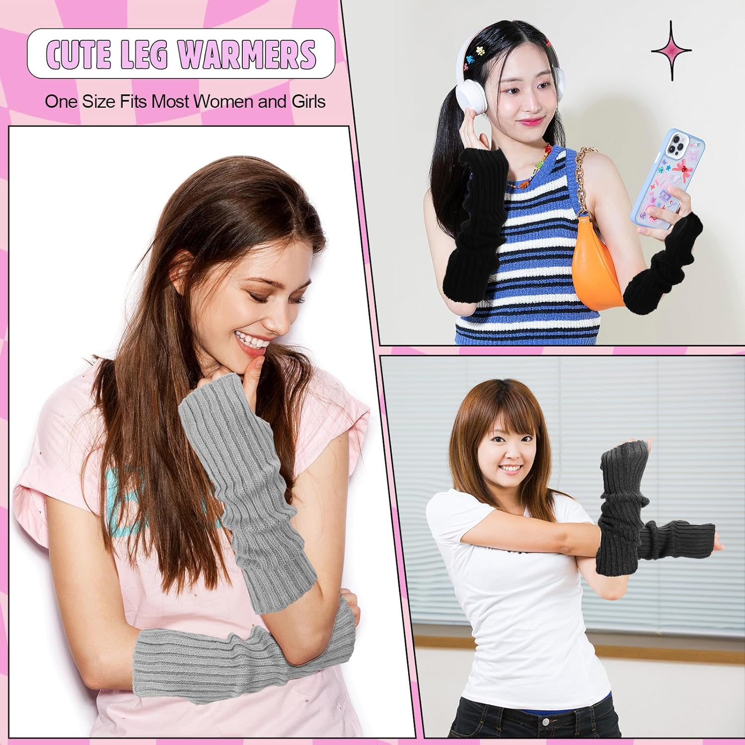 Berlune Kawaii Arm Warmers