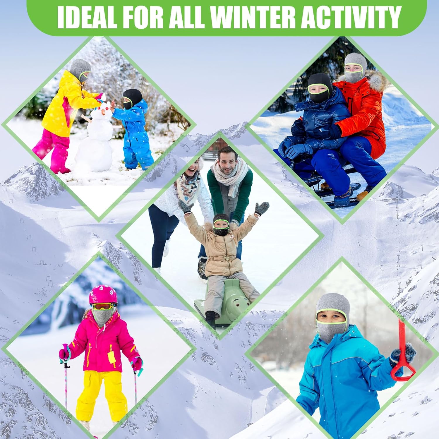 Syhood Kids Winter Face Mask Balaclava Keeping Warm