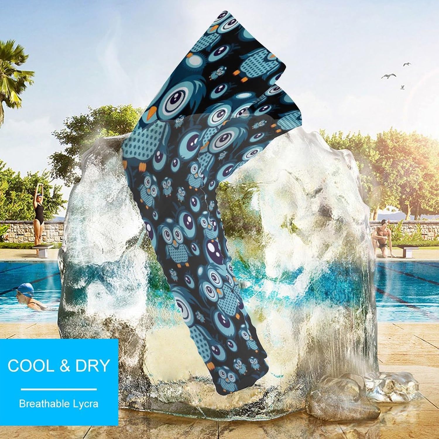 Ice Cooling Arm Sleeves for Men Women