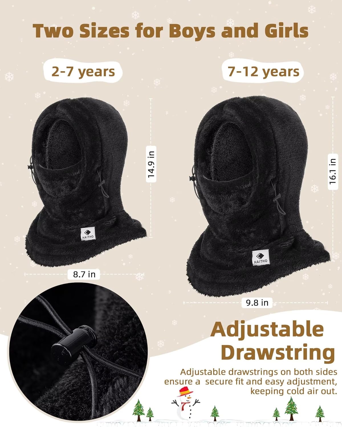 Warm and Comfy Ski Mask for Kids