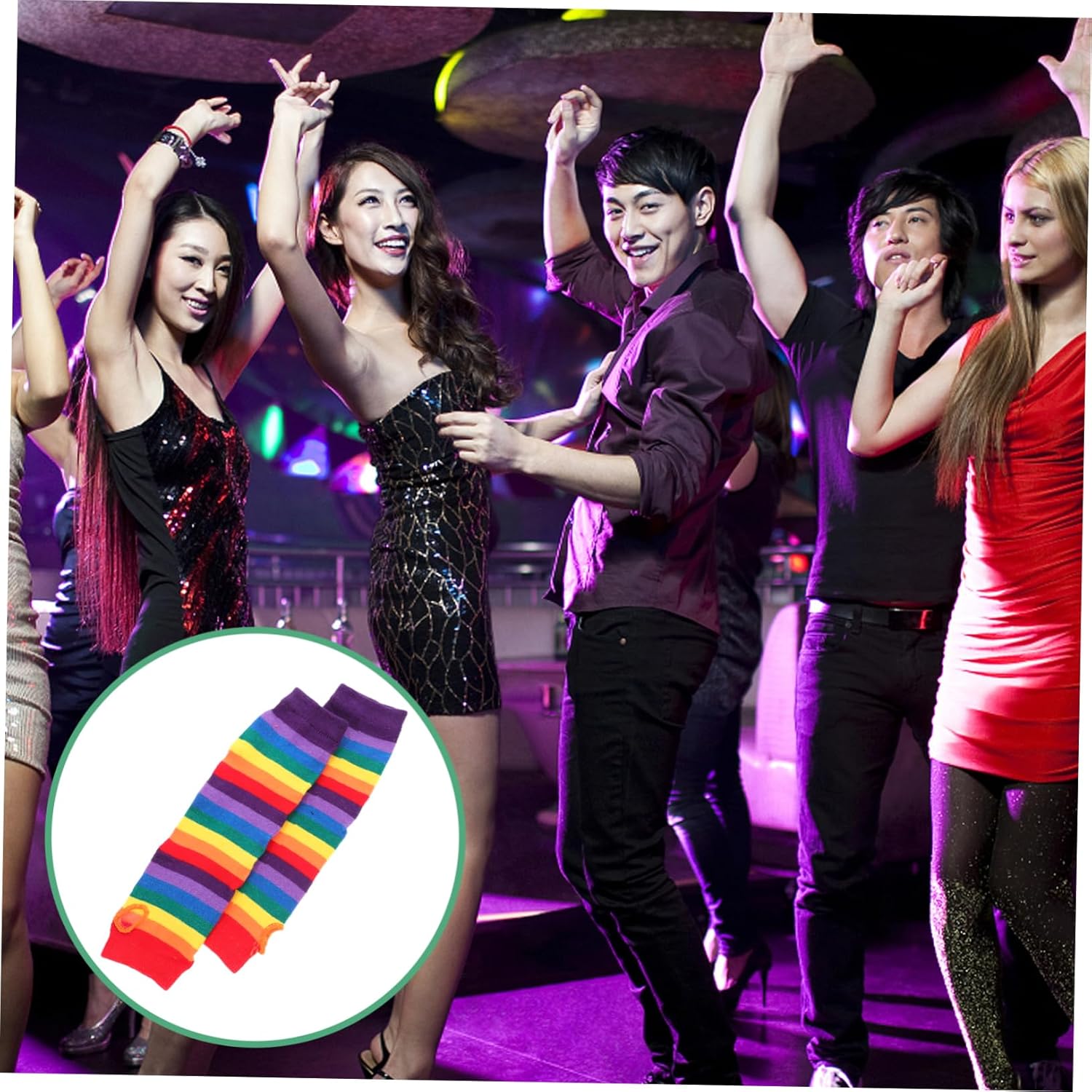 LIFKOME Rainbow Gloves Warmers