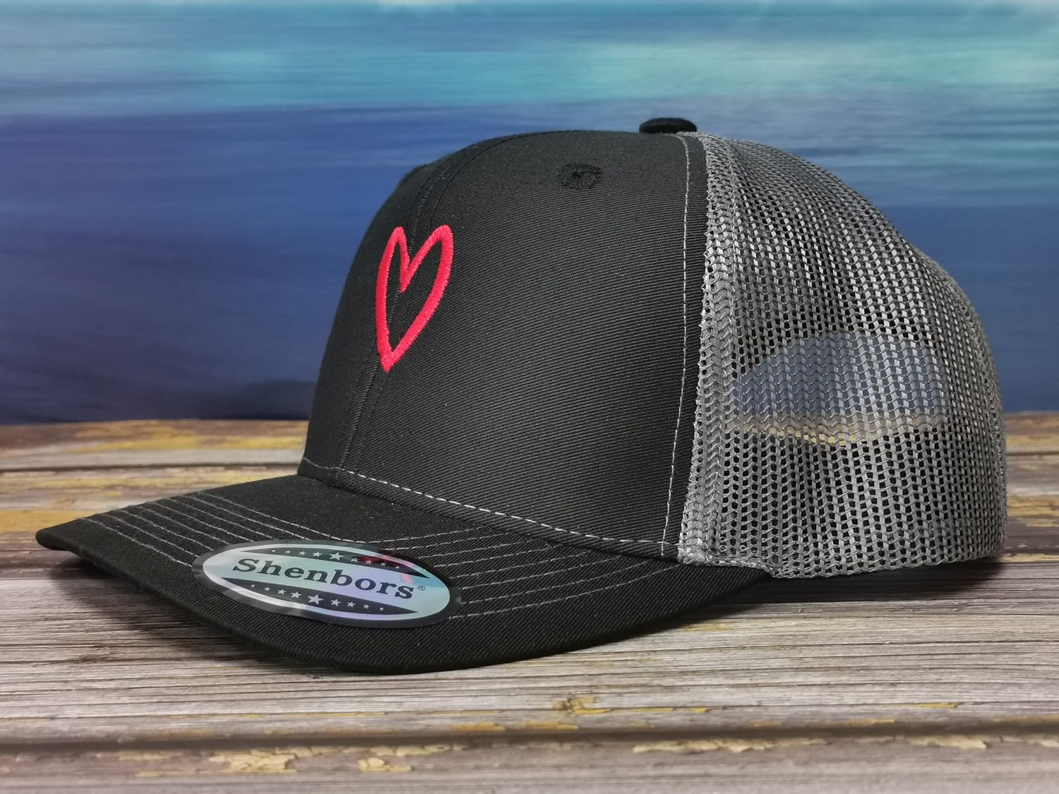 Shenbors Embroidered Trucker Hats for Men and Women