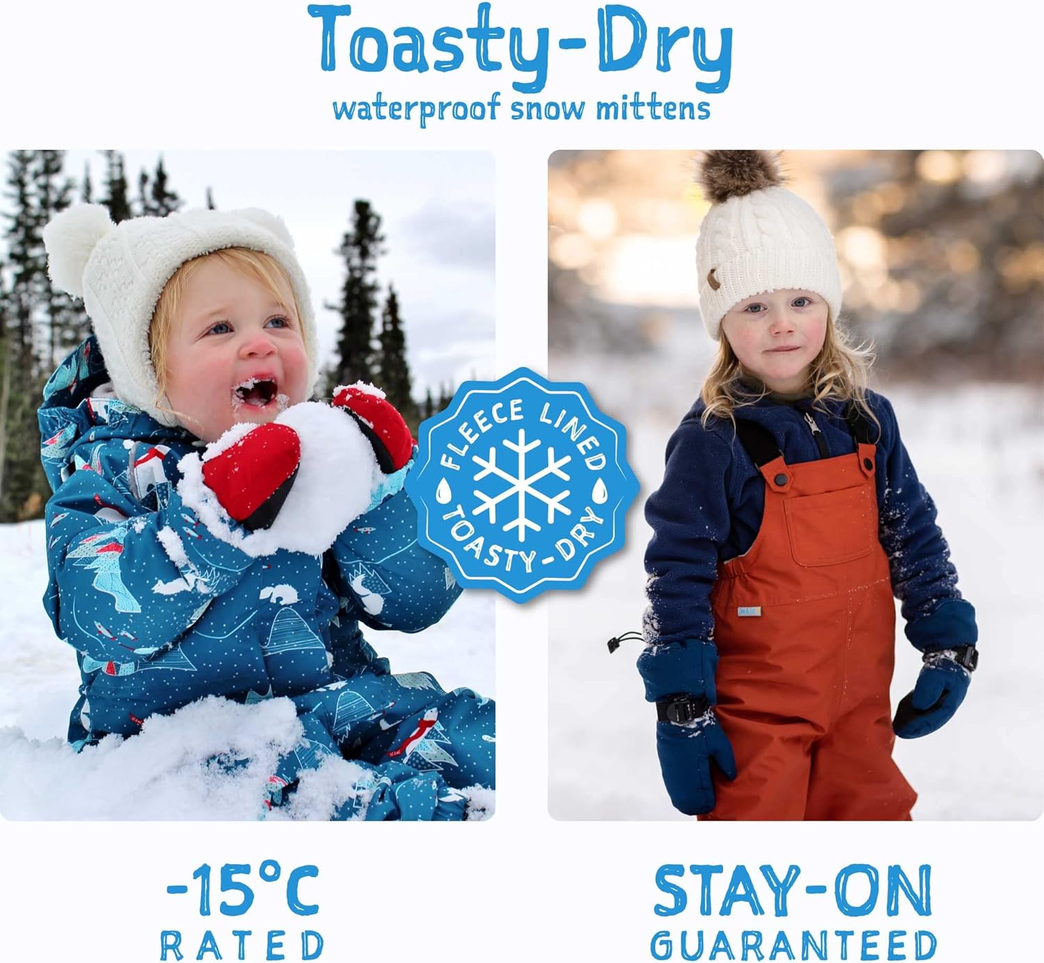 Hand Gloves Waterproof Winter Hand Gloves for Kids Jan Jul