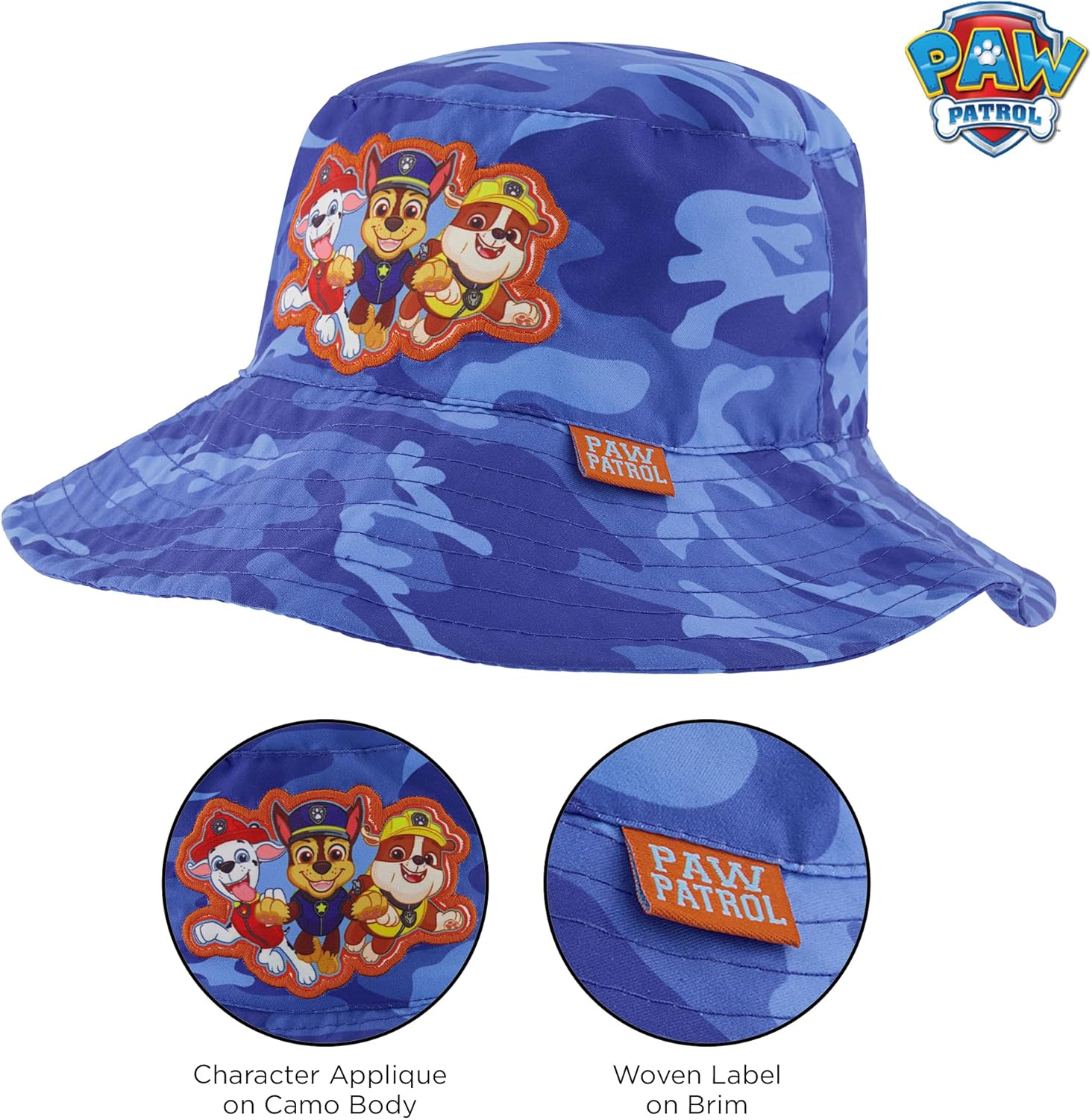 Nickelodeon Boys Bucket Baseball Cap Ages 24 Toddler Sun Hat Paw Patrol Heroes