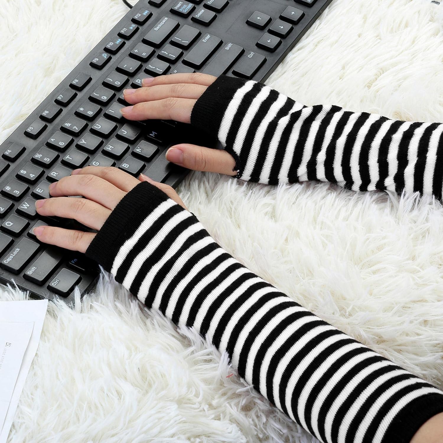 Fingerless Biography Gloves