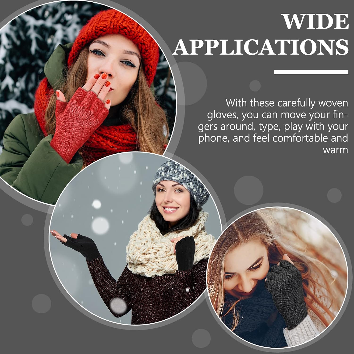 Warm Winter Gloves for Men Women