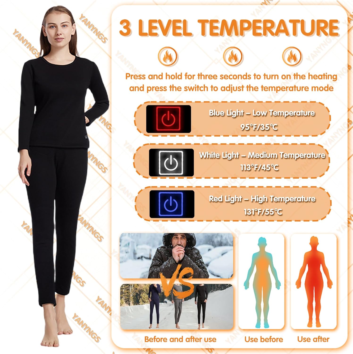 Warm Complete Heating Set for Women
