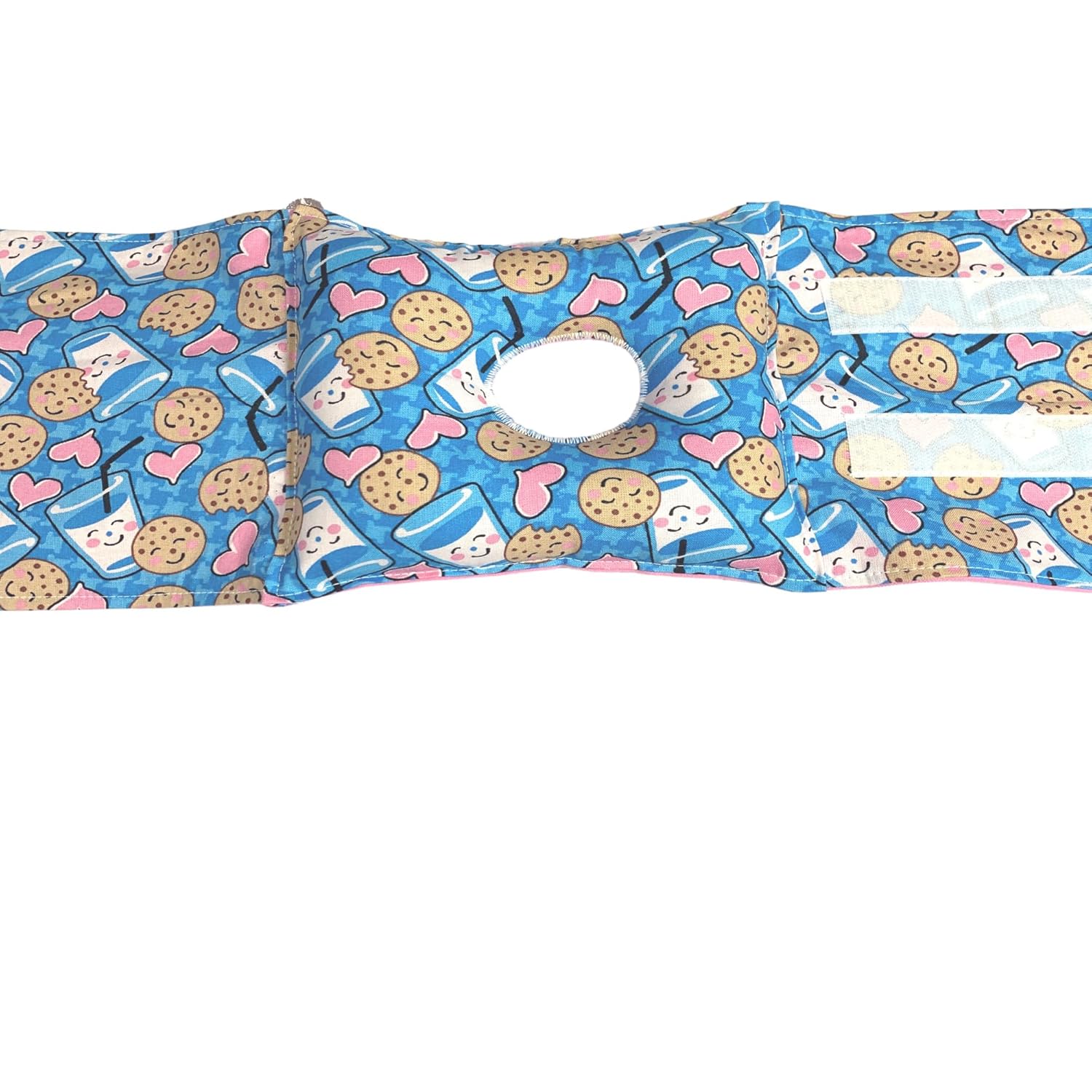 Milk and Cookies G-tube Pillow Belt for Infant Tummy Time