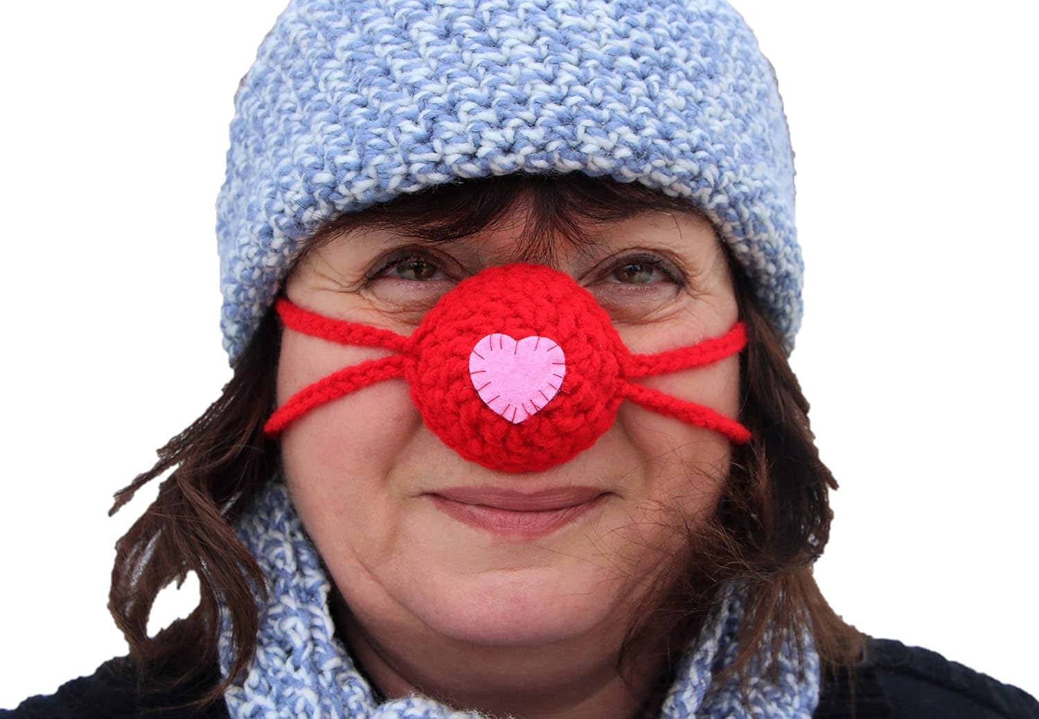 Crochet Sweetheart Nose Warmer - Perfect Gift for Him or Her