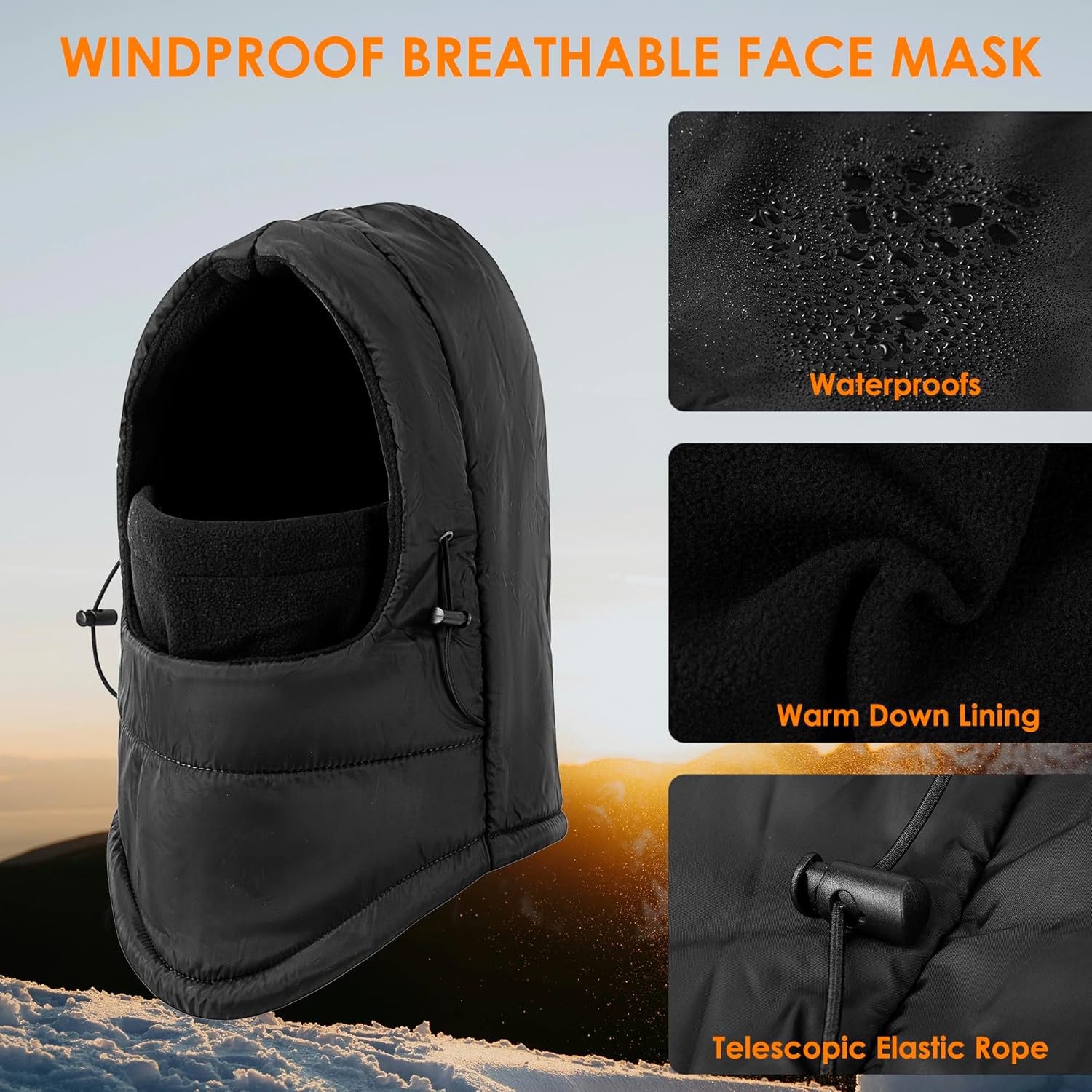 Warm Ski Mask for Cold Weather
