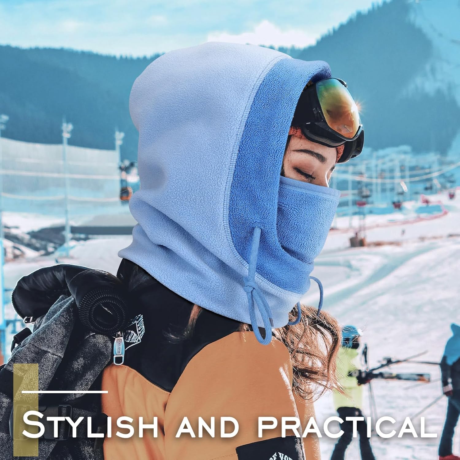 Balaclava Face Mask - Windproof Warm for Skiing More
