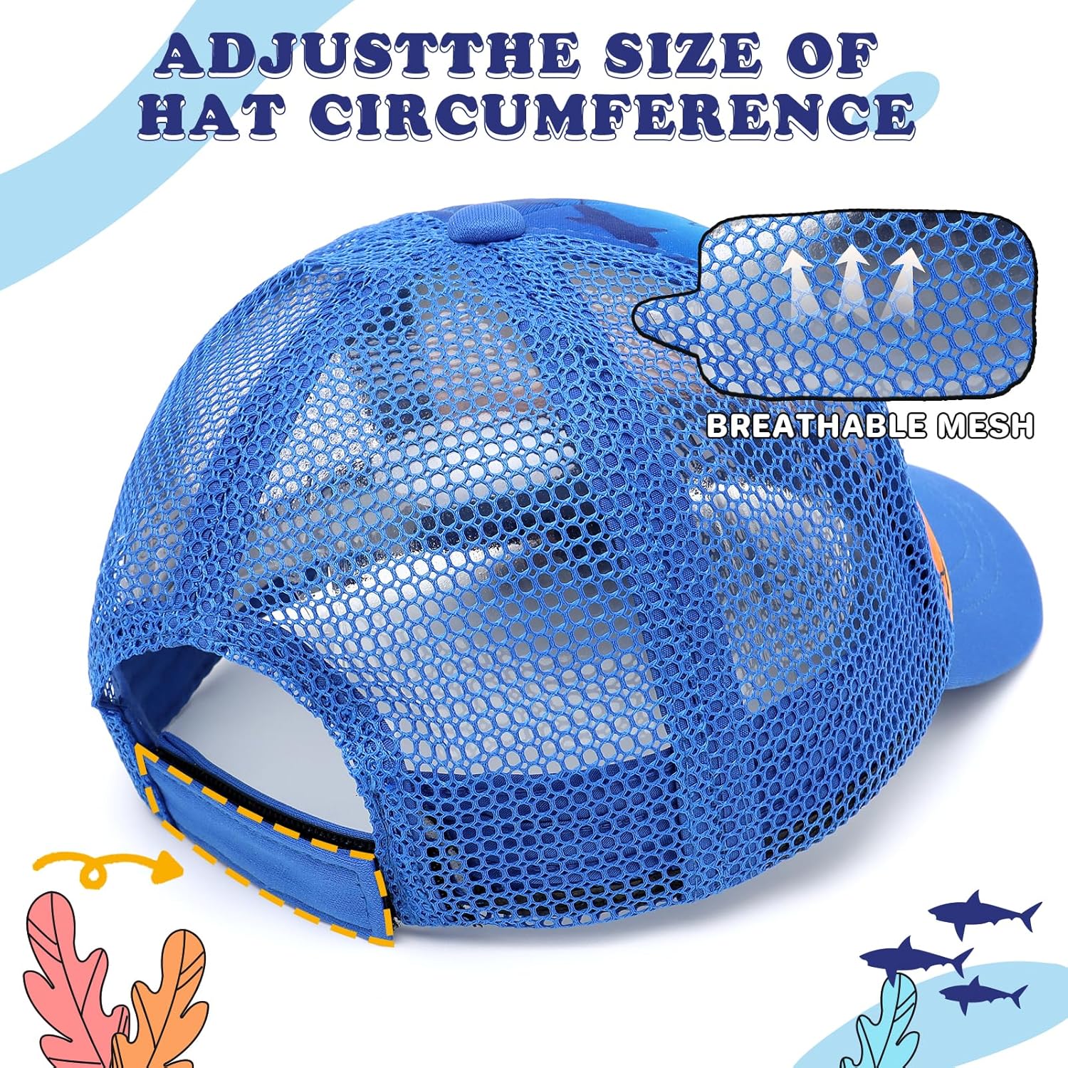 Stylish Dino-Print Toddler Baseball Cap