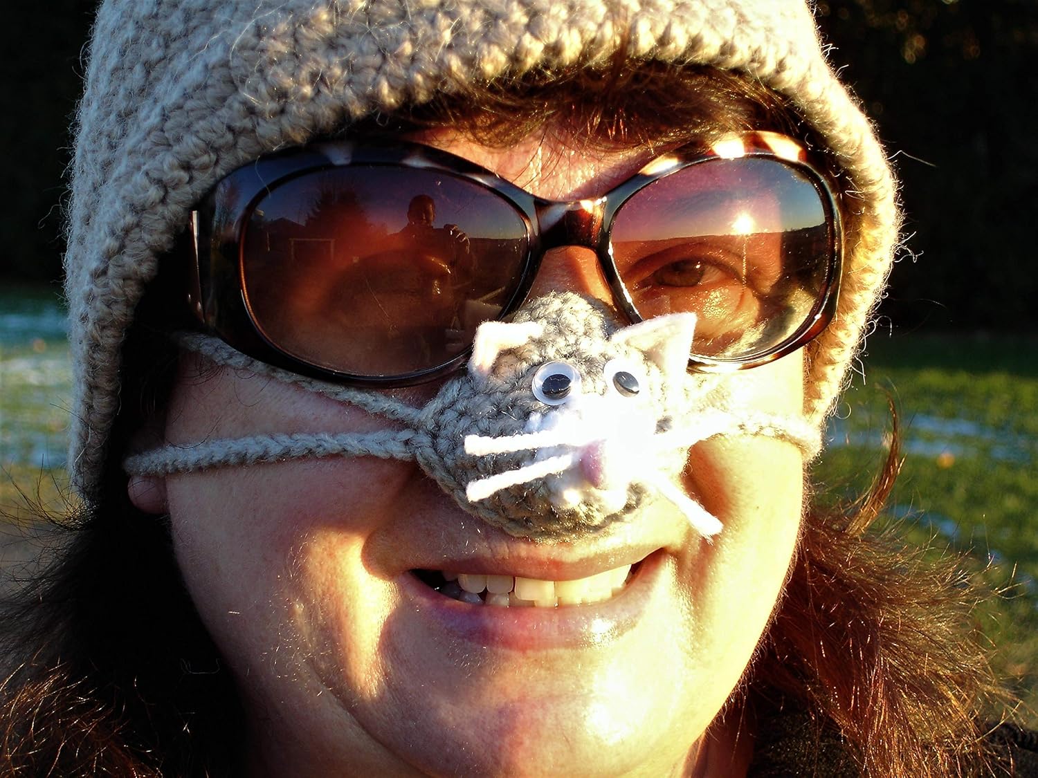 Cuddly Kitty Crochet Cozy Nosewarmer