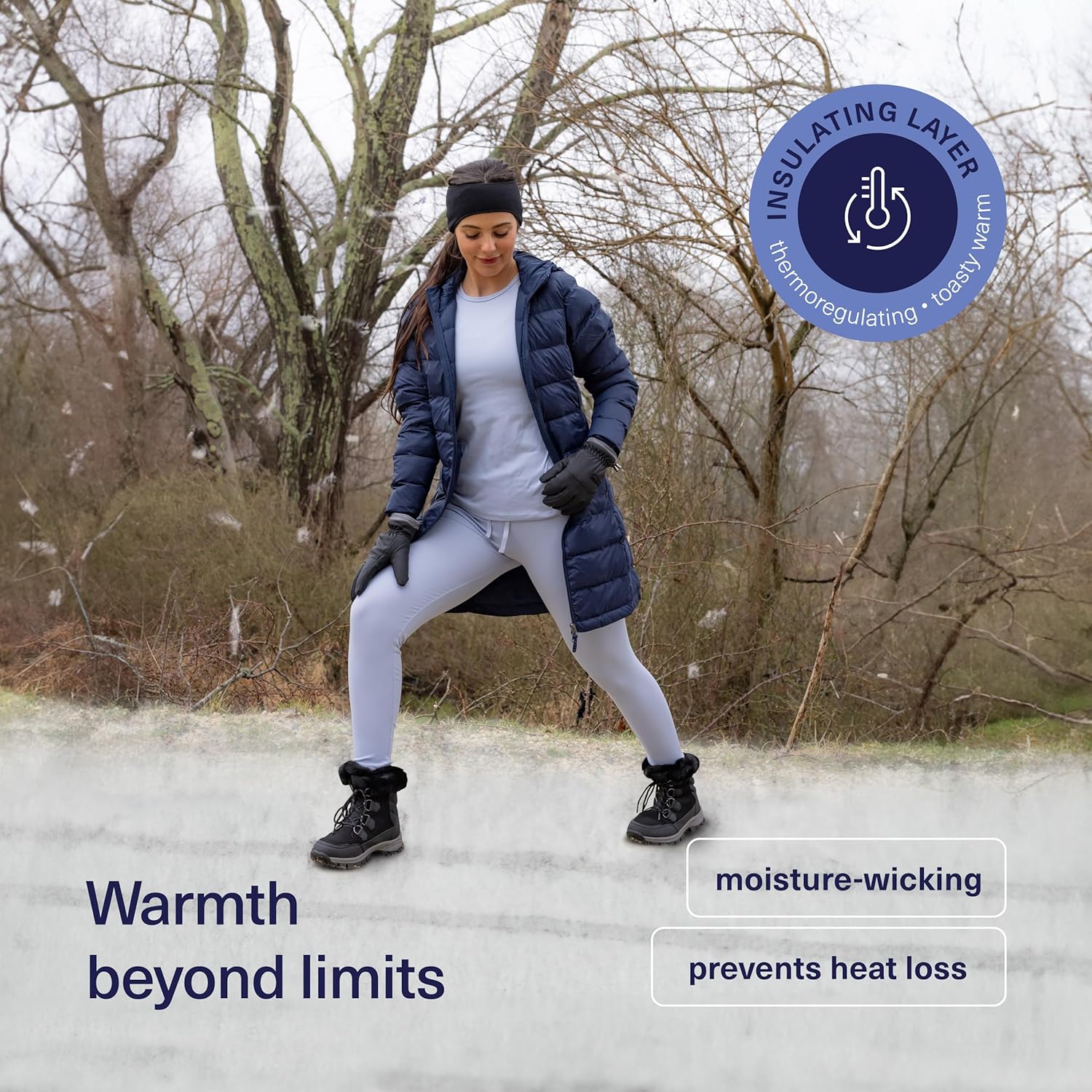 Kickoff Flexwear Thermal Underwear Set for Women
