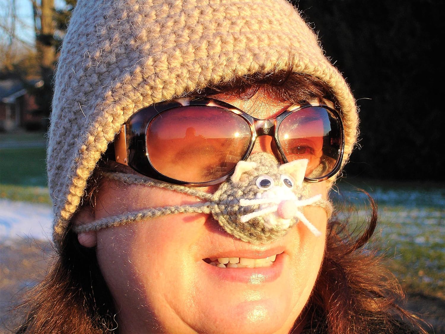 Cuddly Kitty Crochet Arm Warmer - Custom Colors Available
