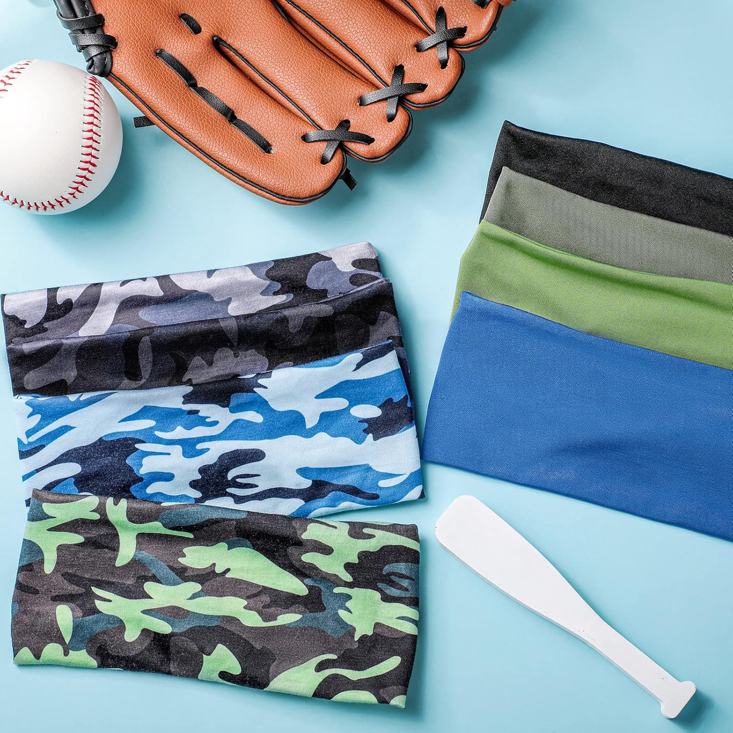 Zhanmai 8 Pack Sport Headbands for Kids