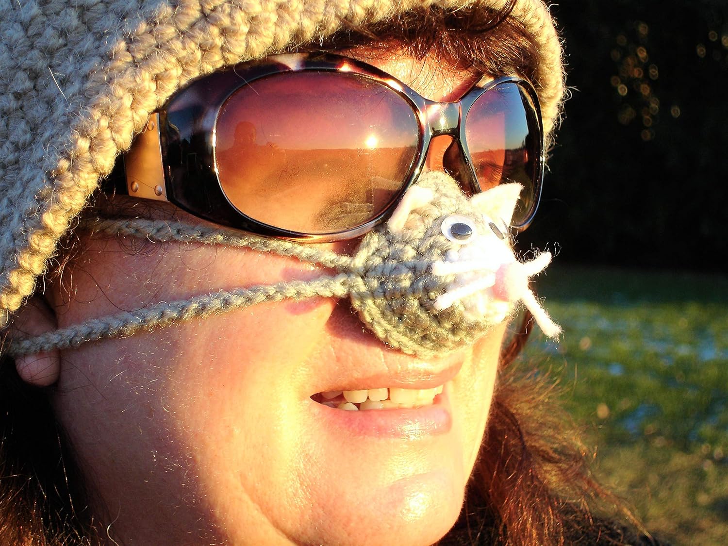 Cuddly Kitty Crochet Cozy Nosewarmer
